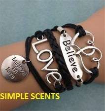 INFINITY BRACELET - BLACK