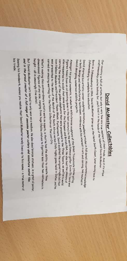 David Mcmaster Original