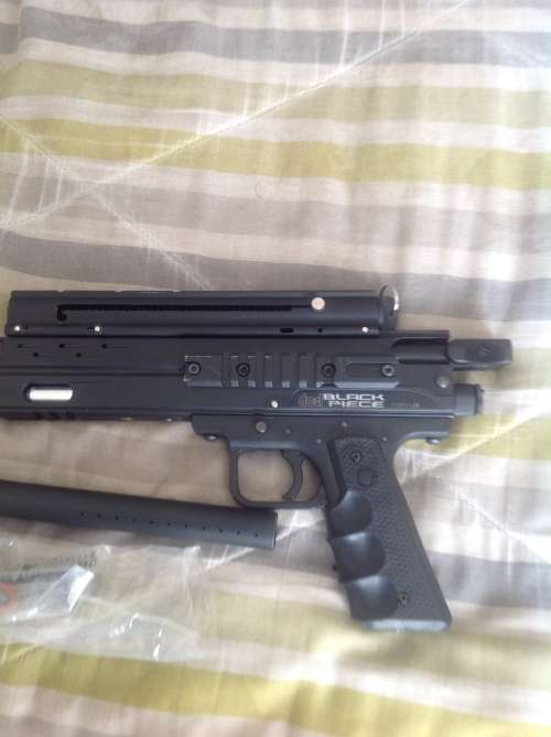 Black piece paint ball gun