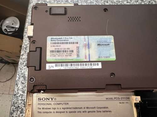 Sony laptop  pls read