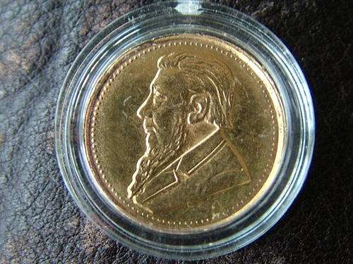 *** 1898 SOLID 22ct GOLD ZAR SAMMY MARKS TICKEY *** - START @ ONLY R1