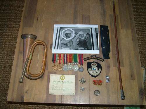 ***  WW2 MEDAL GROUP TO A SOUTH AFRICAN BUGLER   ***