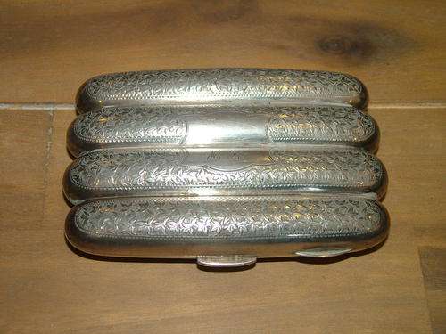 *** STERLING SILVER CIGAR CASE *** START AT CRAZY R1