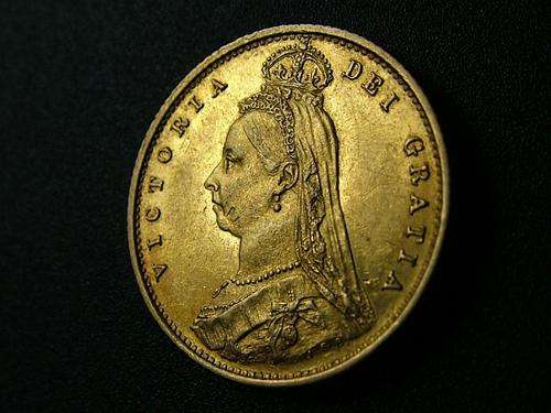 *** ULTRA RARE *** 1887 SHIELD HALF SOVEREIGN IN 22ct GOLD *** START @ R1