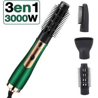 3 in 1 Hair Styling Tools Hot Blow Dryer Hair Curling & Straight Brush