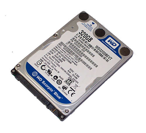 320GB Western Digital 2.5` HDD