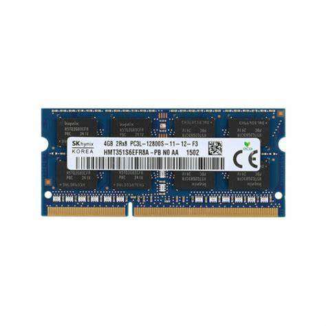 2 x Sk Hynix 4Gb Pc3L 12800S Laptop Ram
