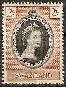 Swaziland 1953 - Coronation of QE II -  */ - previously hinged - see scan below