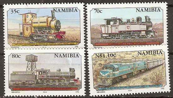 Namibia 1995 - SACC # 120-123  - Railway Services - **/ MNH see scan