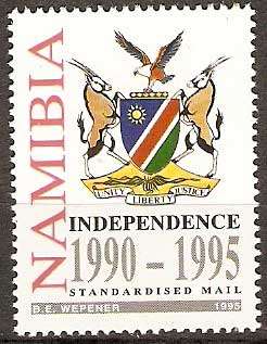 Namibia 1995 - SACC # 125  - 5th of Independence - **/ MNH see scan