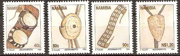 Namibia 1995 - SACC # 134-137  - Namibian Adornments - **/ MNH see scan
