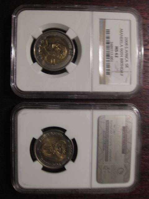 ****Mandela 2008 Birthday R5**** MS62 - 1 Available