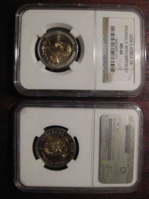 ****Mandela 2008 Birthday R5**** MS66 - 5 Available