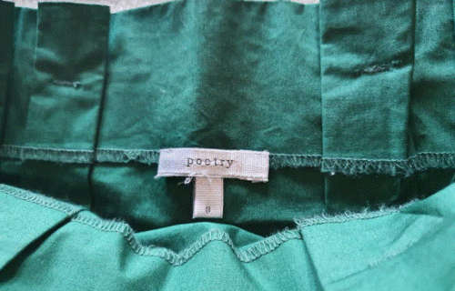 Poetry green skirt