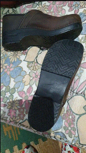 Dansko Brown slip on Clog