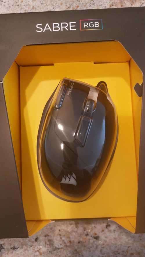 CORSAIR AP SABRE RGB OPTICAL BLACK GAMING MOUSE