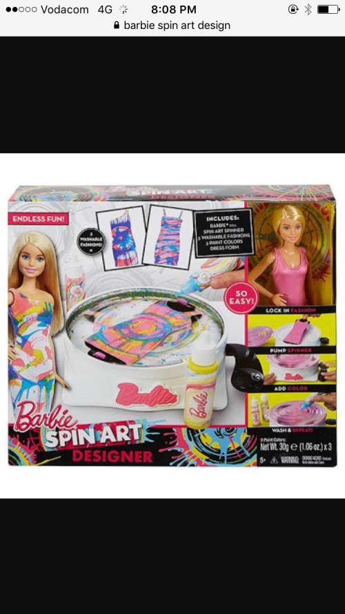 Barbie Barbie Barbie Spin Art Designer Barbie ( Includes Doll)