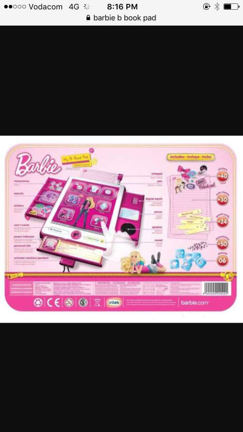 Barbie Barbie Barbie My B-Book Pad ( Interactive Organizer) Barbie
