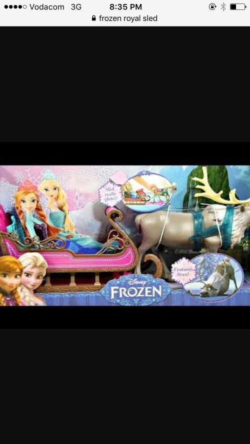 Frozen Frozen Frozen Sleigh and Sven