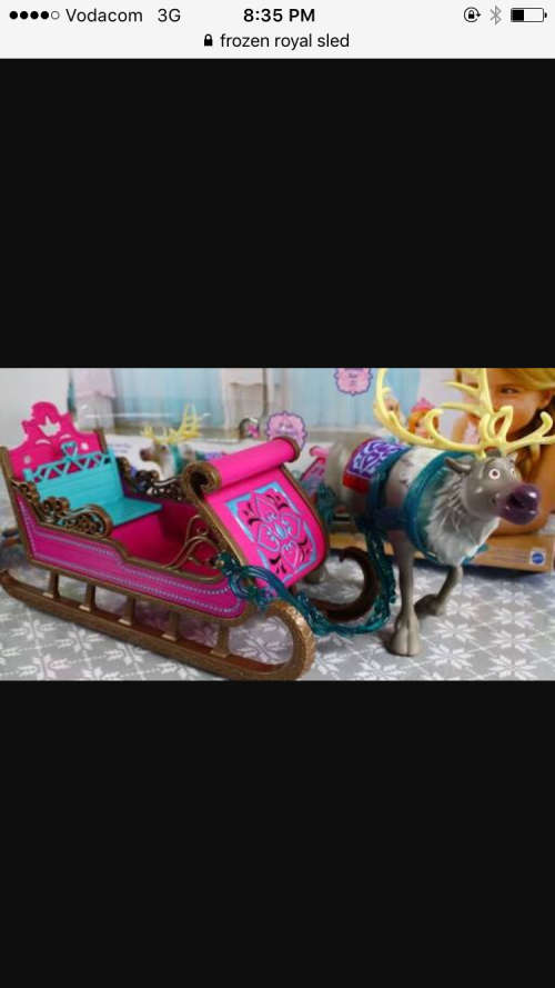 Frozen Frozen Frozen Sleigh and Sven