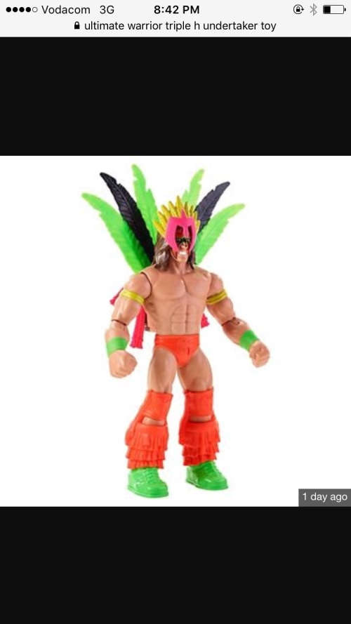 WWE WWE WWE WWE Ultimate Warrior ( Collectors Item)