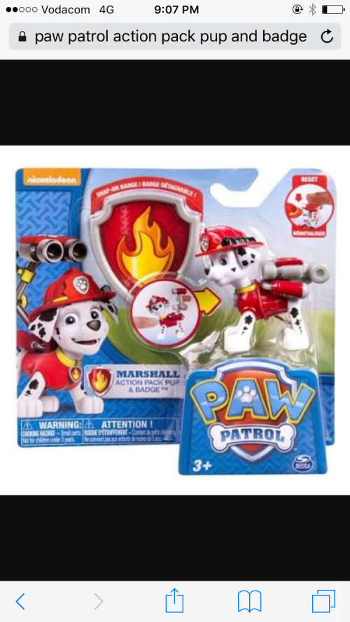 Paw Paw Paw Patrol Action Figures with Badge Paw Patrol