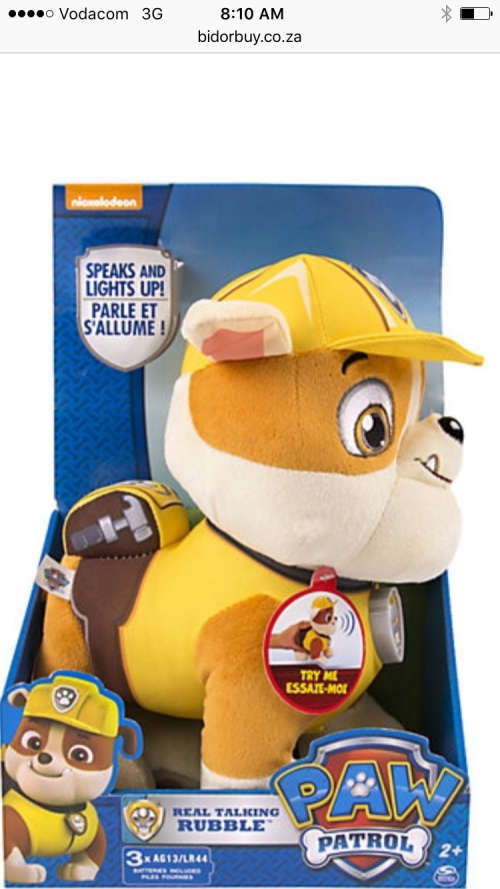 Paw Patrol Paw Patrol Rubble