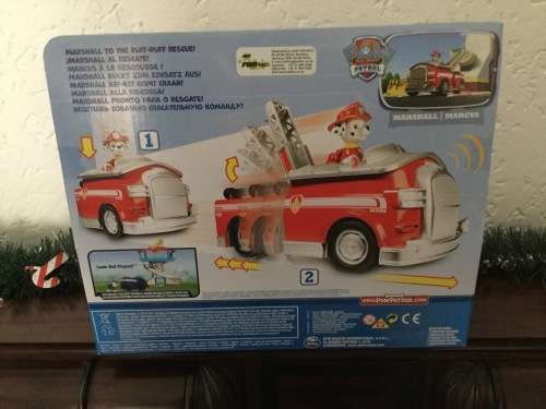 Paw Patrol Paw Paw Patrol Paw Patrol Marshall Fire Truck with Figurine