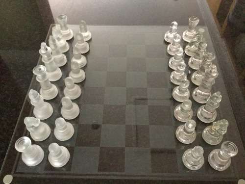 Chess Chess Glass Set