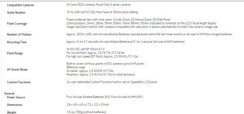 Canon Speedlite 430EX II