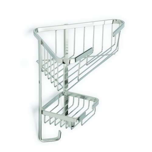 Corner Shelf 2 Tier Stainless Steel