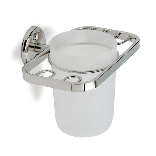 Toothbrush Holder Stainless Steel With Tumbler