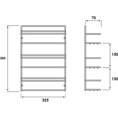 Spice Rack - 3 Tier - Chrome