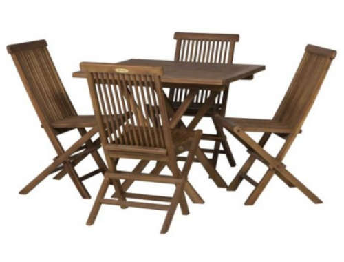 5PC TEAK SET