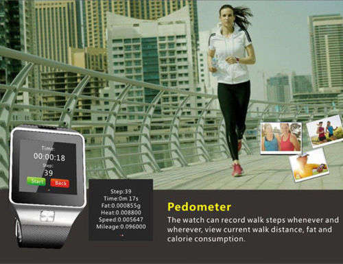 DZ09 Bluetooth Smart Watch Phone Mate+ Camera SIM For Android IOS iPhone Samsung