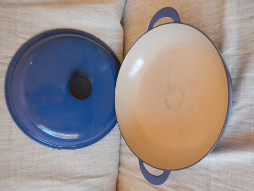 WOW !! Rare Blue No30 Le Creuset Casserole