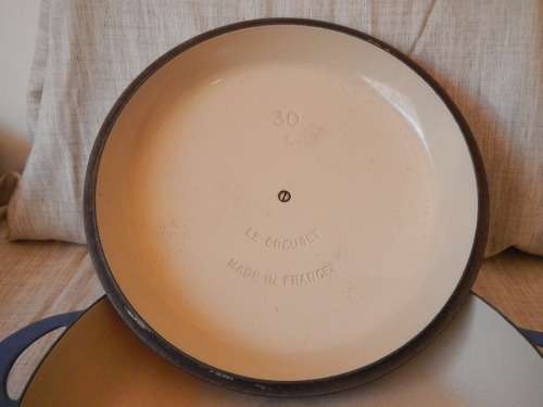 WOW !! Rare Blue No30 Le Creuset Casserole