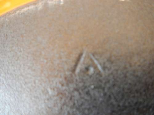 STUNNING !! Cast Iron and Orange Enameled Casserole Pot 21cm Dia