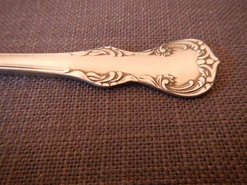 4x Vintage Gero made Zilmeta marked Soda Spoons with great design.