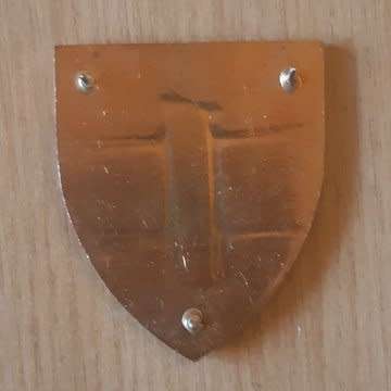 1 Battalion Defence Force Metal Shoulder Flash - Three Pins