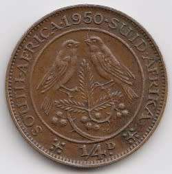 SOUTH AFRICA      1/4 D    1950                  SUN4229