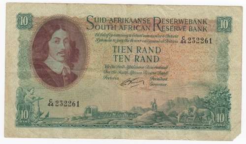 SOUTH AFRICA   G RISSIK   R10   NOTE