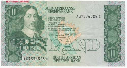 SOUTH AFRICA   GPC DE KOCK   R10   NOTE