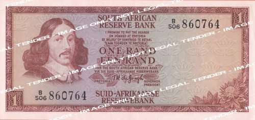 SOUTH AFRICA   TW DE JONGH   R1   NOTE