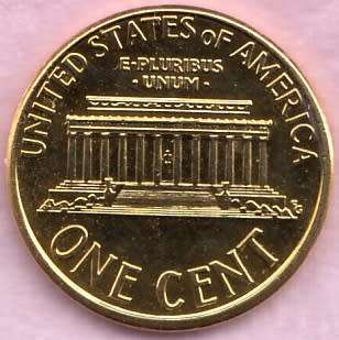1998 Gold Plated One Cent COIN  USA                SUN6370