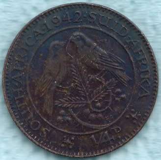 1942   QUARTER   PENNY   COIN                  SUN6837