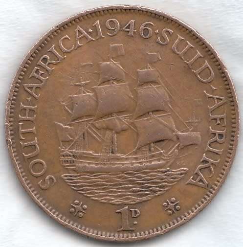 SOUTH   AFRICA   PENNY 1946                  SUN7008