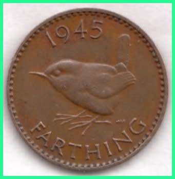 *****  1945   FARTHING  COIN  *****                    SUN7083