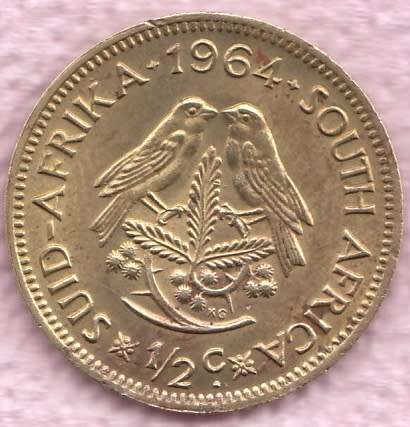 1964  HALF   CENT   COIN                SUN7492