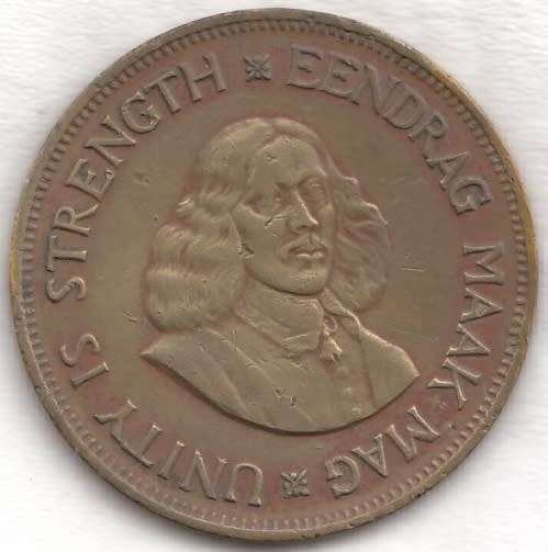 1961    1    CENT    COIN     SOUTH AFRICA           SUN7573